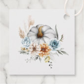 ボホカンプキンズと秋結婚野草 フェイバータグ (裏面)