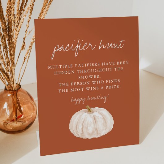 ボホカンプキンベビシャワーパシファイヤー狩りゲーム 台座サイン