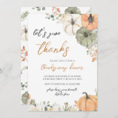 ボホカンプキンレッツ与えョ感謝していン 招待状 (正面/裏面)