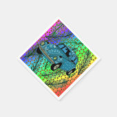 ボホカーサマーカラフルパーティーカクテルナプキン スタンダードカクテルナプキン (角)