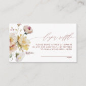 ボホガーデンバラフラワーズオムツラッフル エンクロージャーカード (正面)