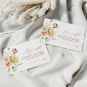 ボホガーデンバラフラワーズオムツラッフル エンクロージャーカード