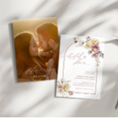 ボホガーデンバラフラワーズブライダルシャワー 招待状