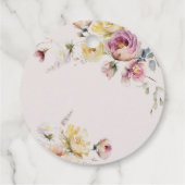 ボホガーデンバラフラワーズ結婚式の引き出物ラベル フェイバータグ (裏面)