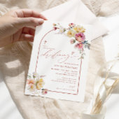 ボホガーデンバラフラワーズ《キリスト教》洗礼式や命名式招待状 招待状