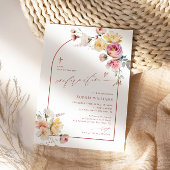 ボホガーデンバラ花花確認招待状 招待状