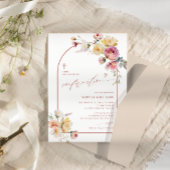 ボホガーデンバラ花花確認招待状 招待状