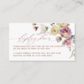 ボホガーデンバラ花花表示シャワー エンクロージャーカード (正面)