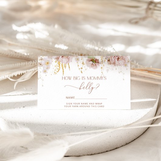 ボホガーデンフローラママのお腹の大きさ エンクロージャーカード