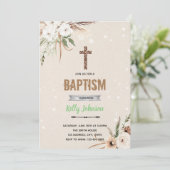 ボホガーデン洗礼テーマ 招待状 (スタンド正面)