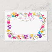 ボホガーデン野草アドバイス卒業を希望 エンクロージャーカード (正面)