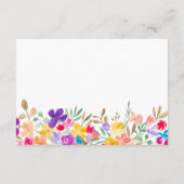 ボホガーデン野草アドバイス卒業を希望 エンクロージャーカード (裏面)