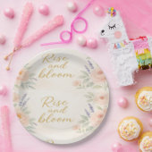 ボホガーデン開花フローラリングや輪紙プレート ペーパープレート (パーティー)