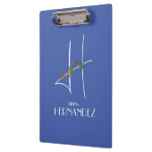 ボホガーリーウォーター色イニシャルH クリップボード (左)