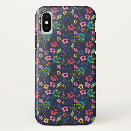ボホガーリーカラフル春の花 Case-Mate iPhoneケース (裏面)