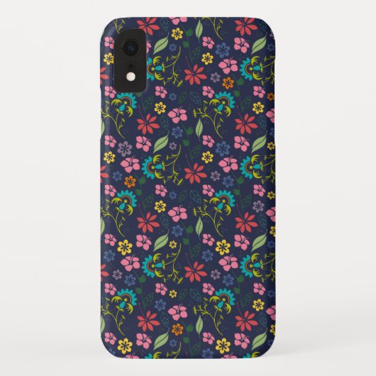 ボホガーリーカラフル春の花 Case-Mate iPhoneケース (裏面)