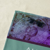 ボホガーリービーチ熱帯魚コーラルセージパープル ビーチタオル (インサイチュ)