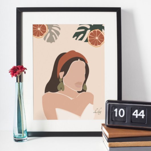 ボホガーリーミニマルシックアートポスター ポスター