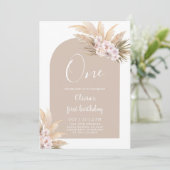 ボホガールの誕生日パーティーの招待 招待状 (スタンド正面)