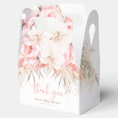 ボホガールパンパスオーキッドピーニーベビーシャワー フェイバーボックス (オープン)