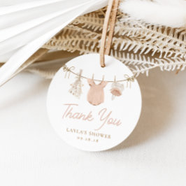 ボホガール物干しダビシャワーメッセージカード フェイバータグ