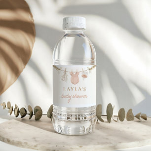 ボホガール物干し式ベビーシャワー水ラベル ペットボトルラベル