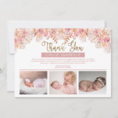 ボホガール3フォトパンパグラス |バラフローラ サンキューカード (正面)