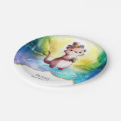 ボホキッズオッター誕生日 ペーパープレート (アングル)