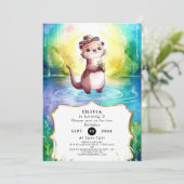 ボホキッズオッター誕生日 招待状 (スタンド正面)