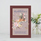 ボホキツネブライダルシャワーウッドランドフェザーフローラ (スタンド正面)