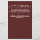 ボホキツネブライダルシャワーウッドランドフェザーフローラ (裏面)