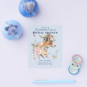 ボホキツネブライダルシャワーウッドランドフェザーフローラ チラシ (シングル)