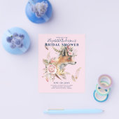 ボホキツネブライダルシャワーウッドランドフェザーフローラ チラシ (シングル)