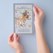 ボホキツネブライダルシャワーウッドランドフェザーフローラ チラシ (ハンドル)