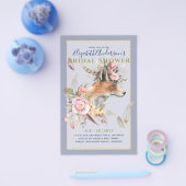 ボホキツネブライダルシャワーウッドランドフェザーフローラ チラシ (シングル)