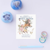 ボホキツネブライダルシャワーウッドランドフェザーフローラ チラシ (シングル)