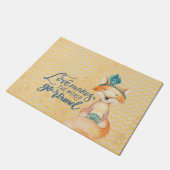 ボホキツネラブ引用文 ドアマット (アングル)