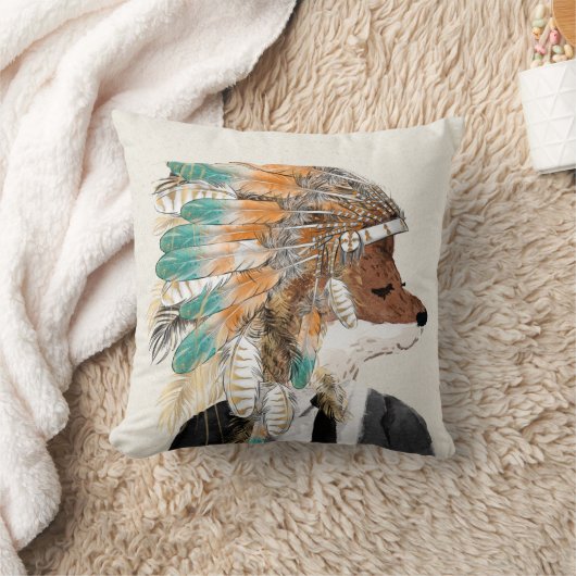 ボホキツネ新郎 クッション (ブランケット)