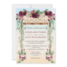 ボホキャノピーブルゴーニュフローラビーチマウイ結婚ズ