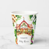 ボホキャベツファーマーズマーケットベビーシャワー 紙コップ (正面)