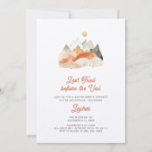 ボホキャンプバチェロレッテウィークエンドパーティー 招待状 (正面)