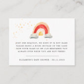 ボホキュートなレインボーブックスベビー エンクロージャーカード (正面)