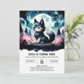 ボホキュートウルフ誕生日 招待状 (スタンド正面)