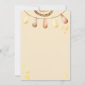 ボホキュートベアーキリン誕生日招待状 招待状 (裏面)