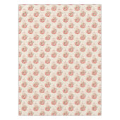 ボホキュート水彩赤面ピンククリームカボチャ テーブルクロス (正面)