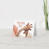 ボホキラフェサファリフォールディングサンキューカード サンキューカード (正面)