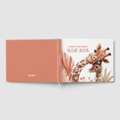 ボホキラフェサファリベイビーシャワー ゲストブック (全面)