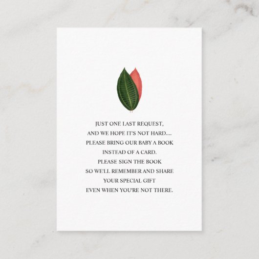 ボホキラフェママ+ベビーブックリクエスト エンクロージャーカード (裏面)