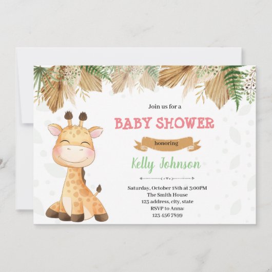 ボホキリンパーティの招待状 招待状 (正面)