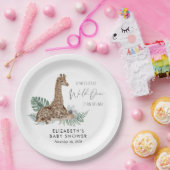 ボホキリン水彩赤ちゃんシャワー ペーパープレート (パーティー)